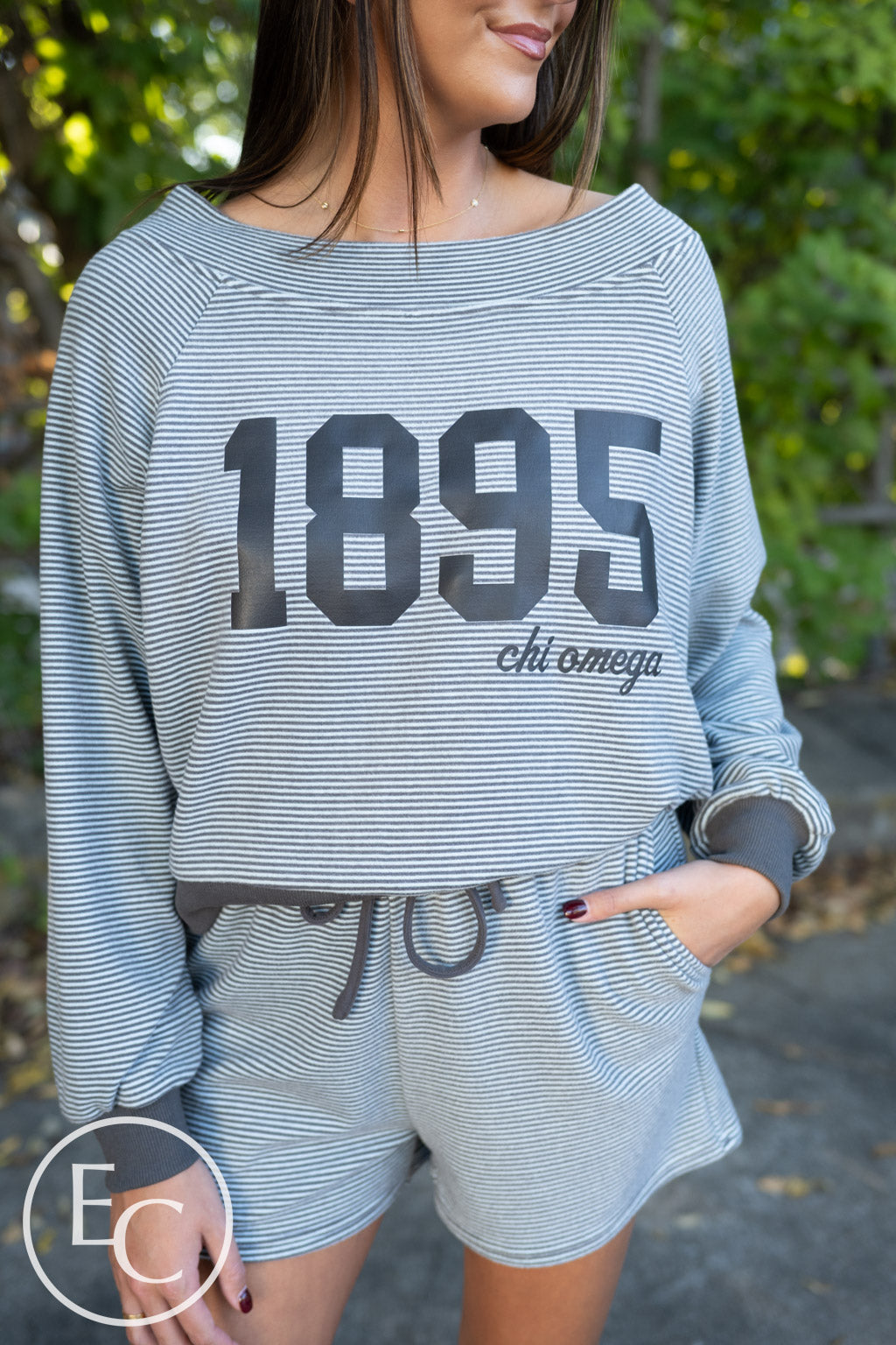 Chi Omega Off The Shoulder Set
