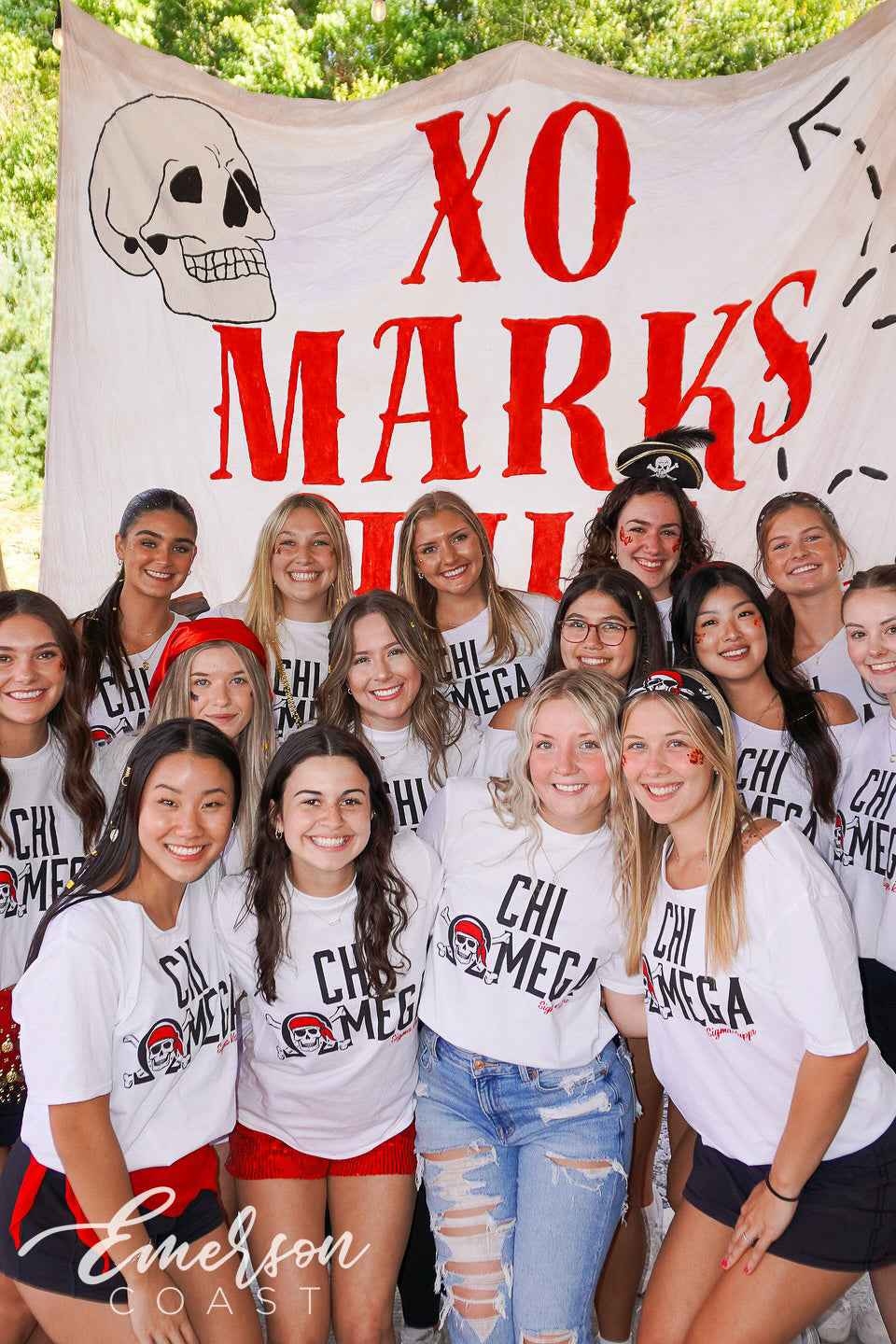 Chi Omega Austin Peay State University Pirate Bid Day Tee