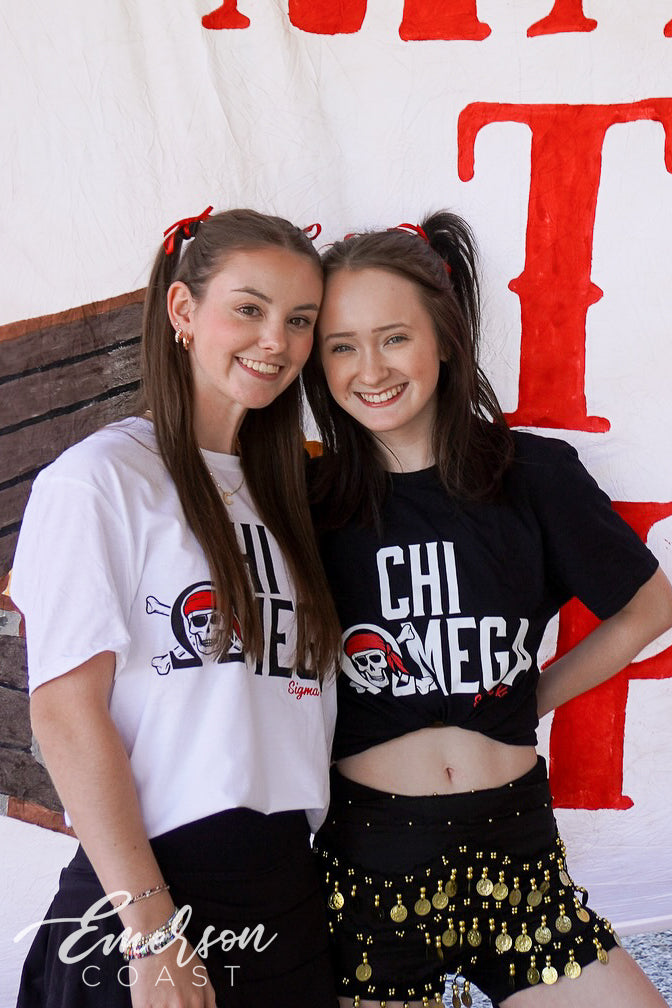 Chi Omega Austin Peay State University Pirate Bid Day Tee