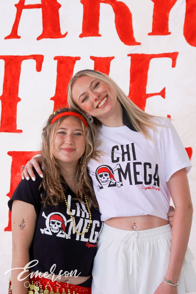 Chi Omega Austin Peay State University Pirate Bid Day Tee