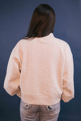 Chicka-d Ladies Mock Neck Sweatshirt