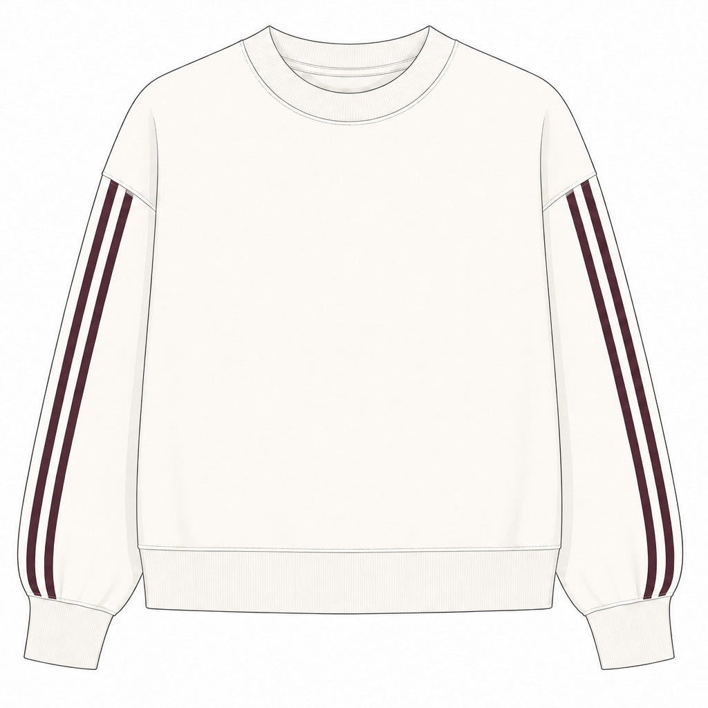 Chicka-d Striped Mockneck