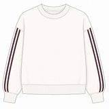 Chicka-d Striped Mockneck