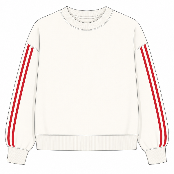 Chicka-d Striped Mockneck