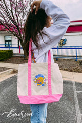 Chi Omega Skull Bid Day Tote