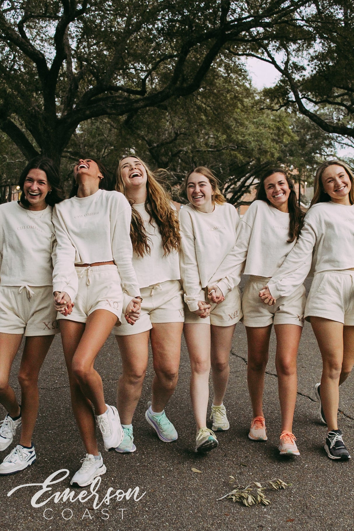 Chi Omega Cream Matching Work Week Sets
