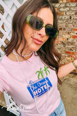 Chi Omega Hotel California Bid Day Baby Tee