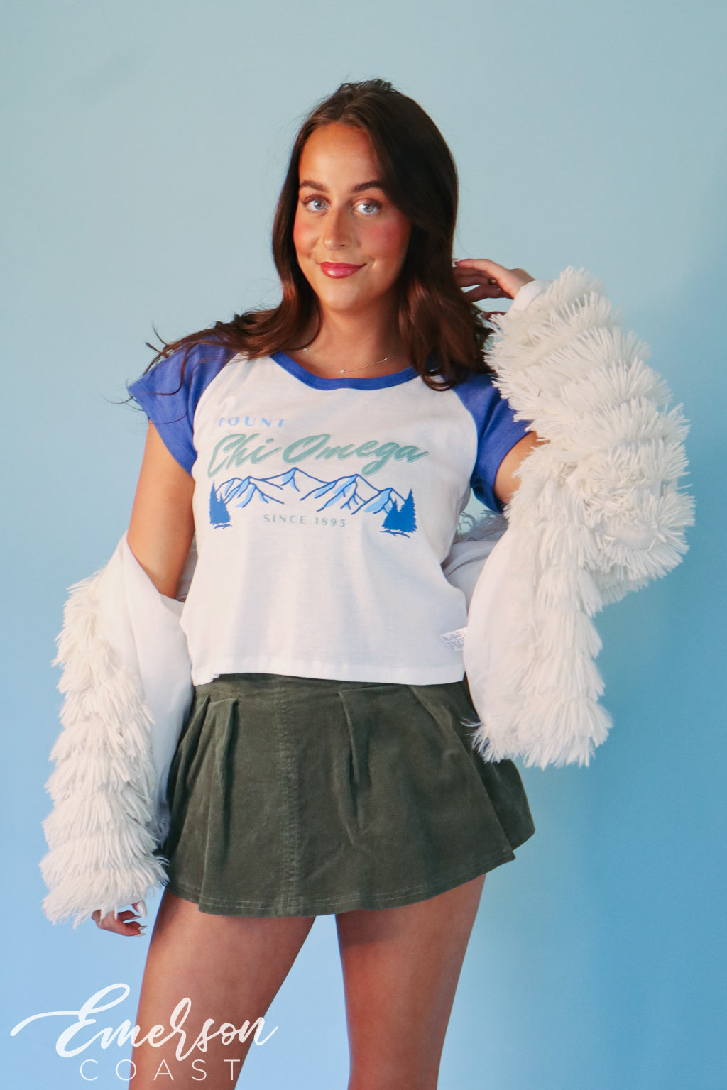 Chi Omega Apres Ski Baby Tee