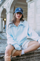 Chi O Nantucket Collared Crew