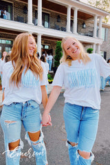 Chi Omega Make A Wish Notch Tee