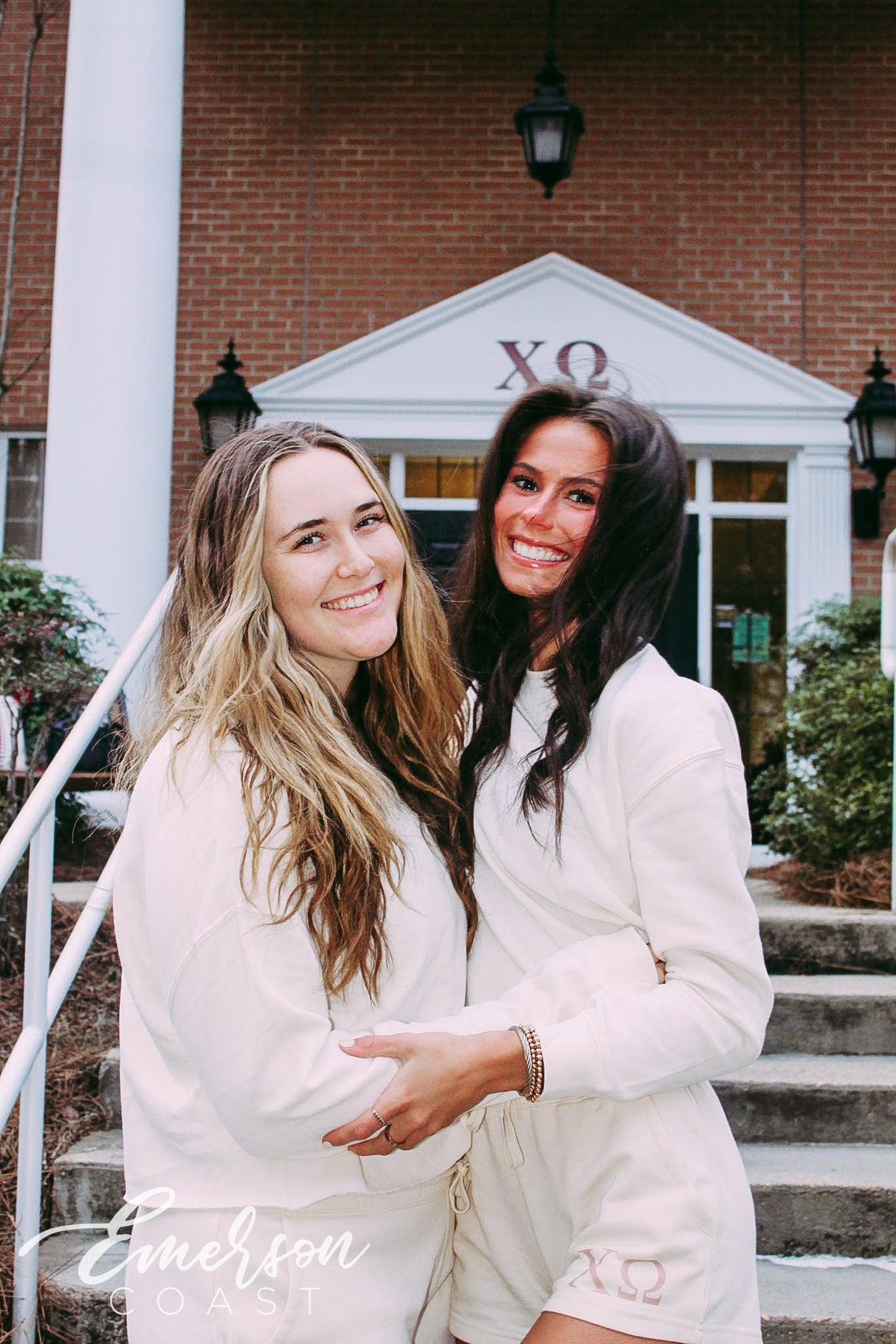 Chi Omega Cream Matching Work Week Sets