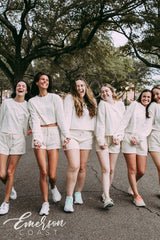 Chi Omega Cream Matching Work Week Sets