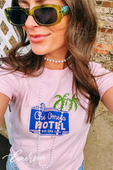 Chi Omega Hotel California Bid Day Baby Tee
