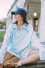 Chi O Nantucket Collared Crew