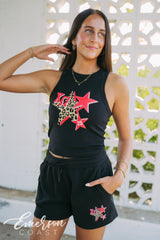 Chi Omega PR Tank and Shorts Set