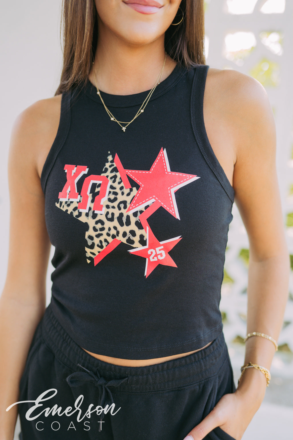 Chi Omega PR Tank and Shorts Set