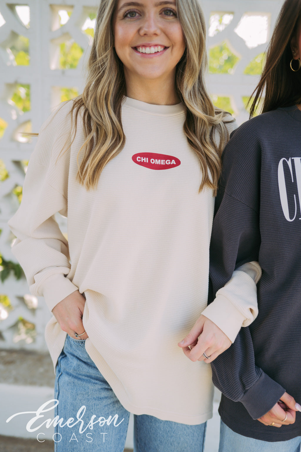 Chi Omega Heavy Thermal Long Sleeve