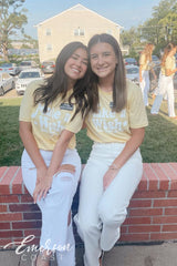 Chi Omega Yellow Make A Wish Tshirt