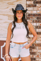 Chi O Western Rhinestone Tank