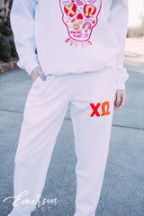 Chi Omega Matching Skull Set
