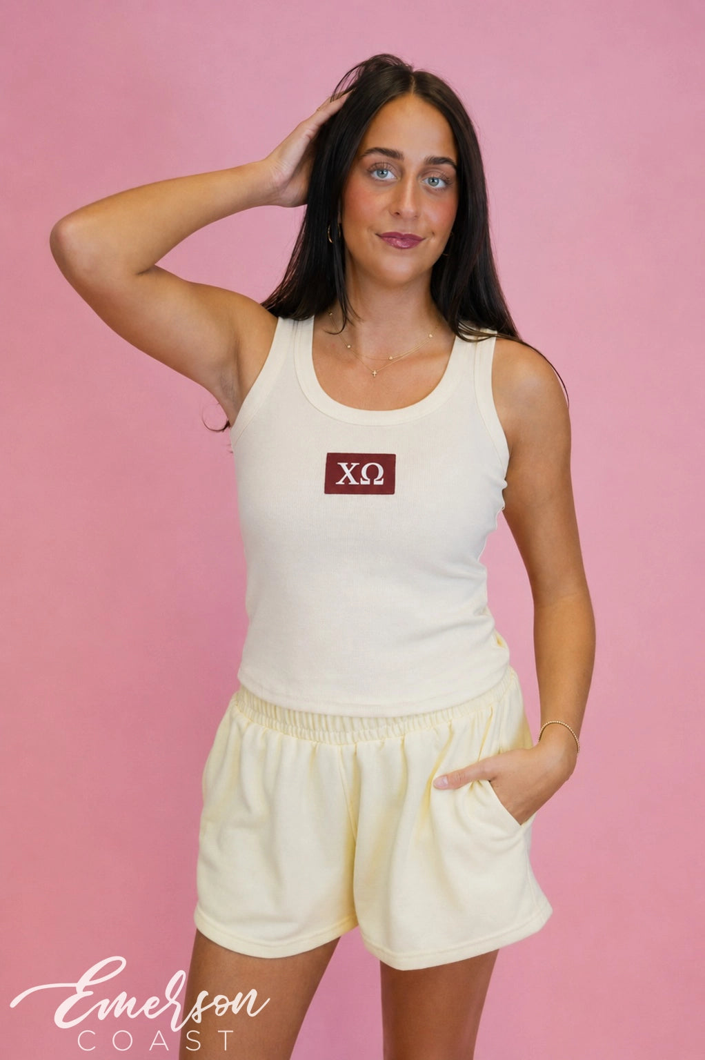 Emerson Coast Baby Rib Tank & Shorts Set