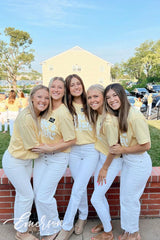 Chi Omega Yellow Make A Wish Tshirt