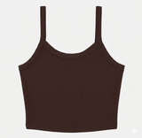 Bella Women's Micro Rib Spaghetti Strap Tank