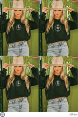 Emerald Cowgirl Crewneck