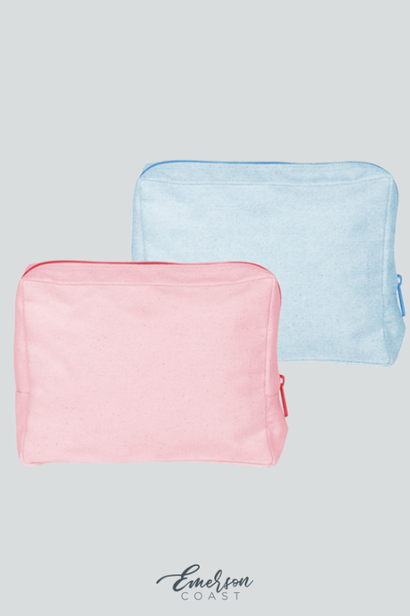 colored canvas busy bee pouch 5244