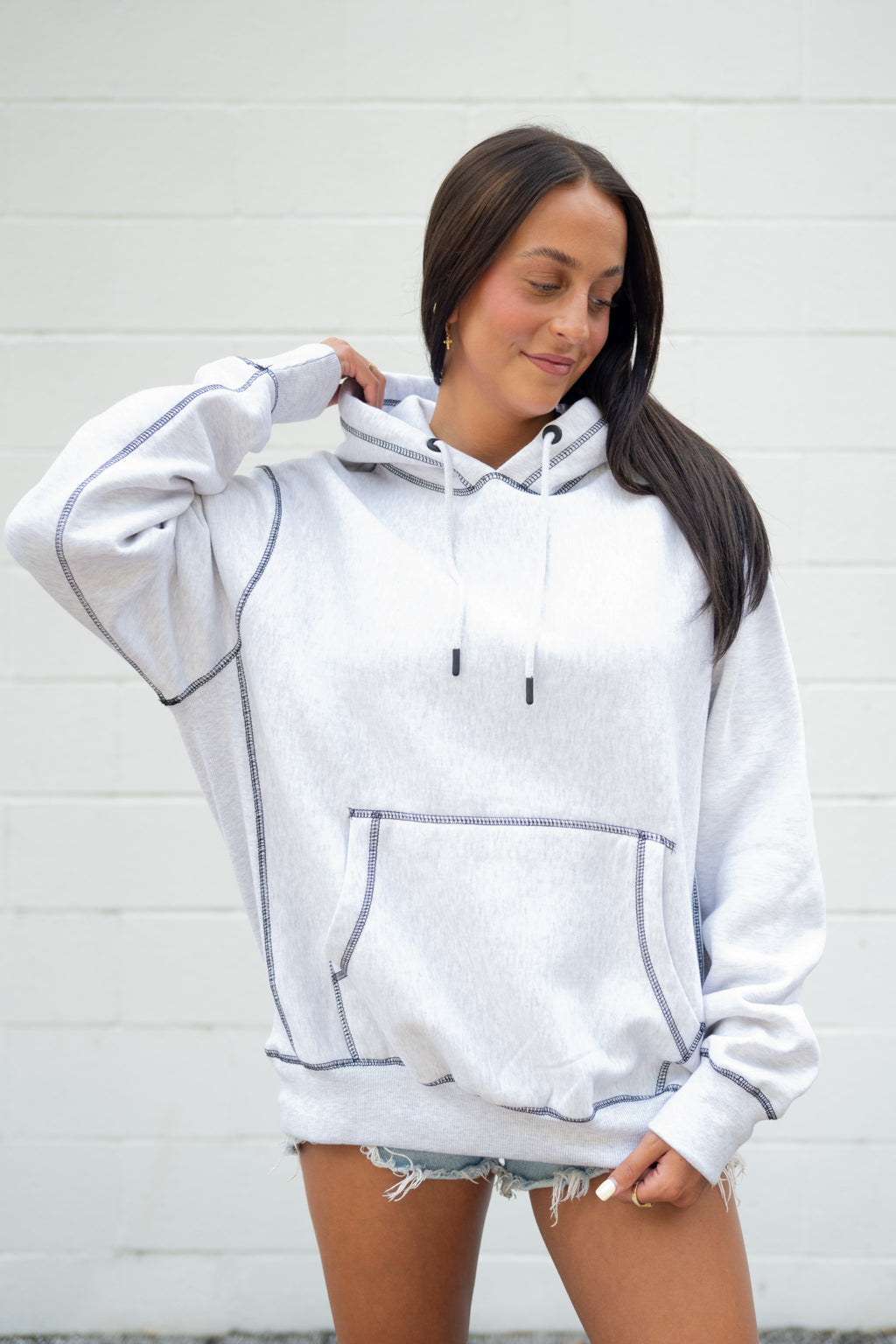 Emerson Coast Contrast Stitch Hoodie