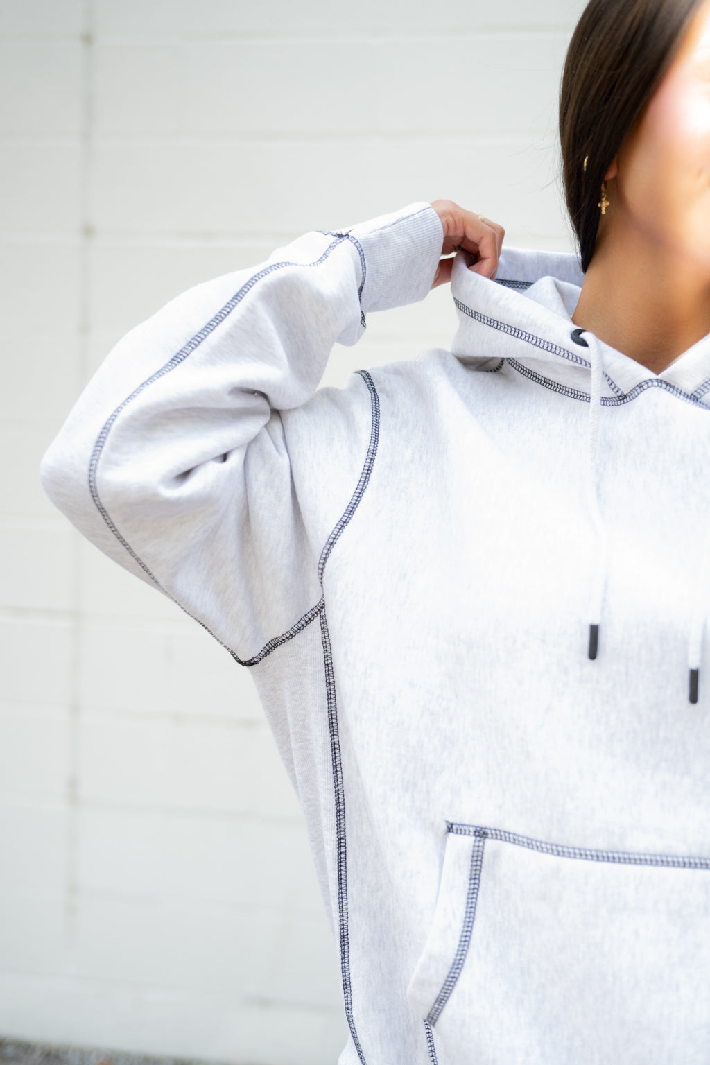 Emerson Coast Contrast Stitch Hoodie