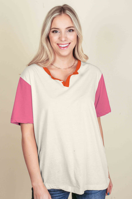 Cream/Pink/Orange
