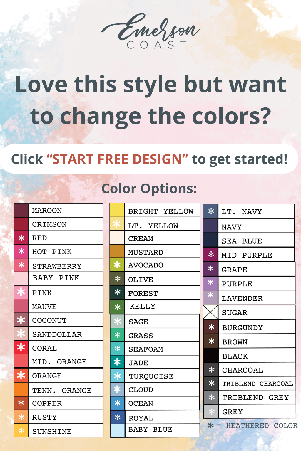 All Color Options