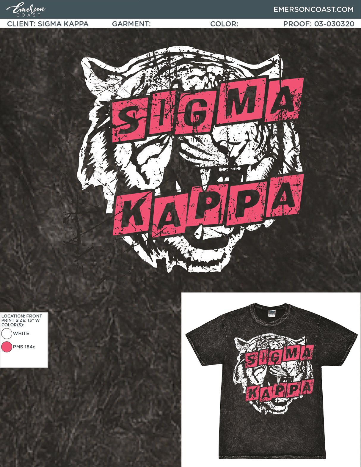 03-030320 Sigma Kappa Appalachian State University Tiger 2020-01