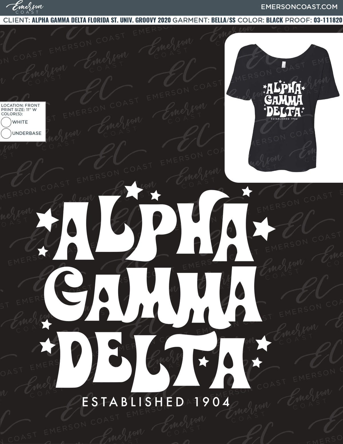 03-111820 Alpha Gamma Delta Florida State University Groovy 2020