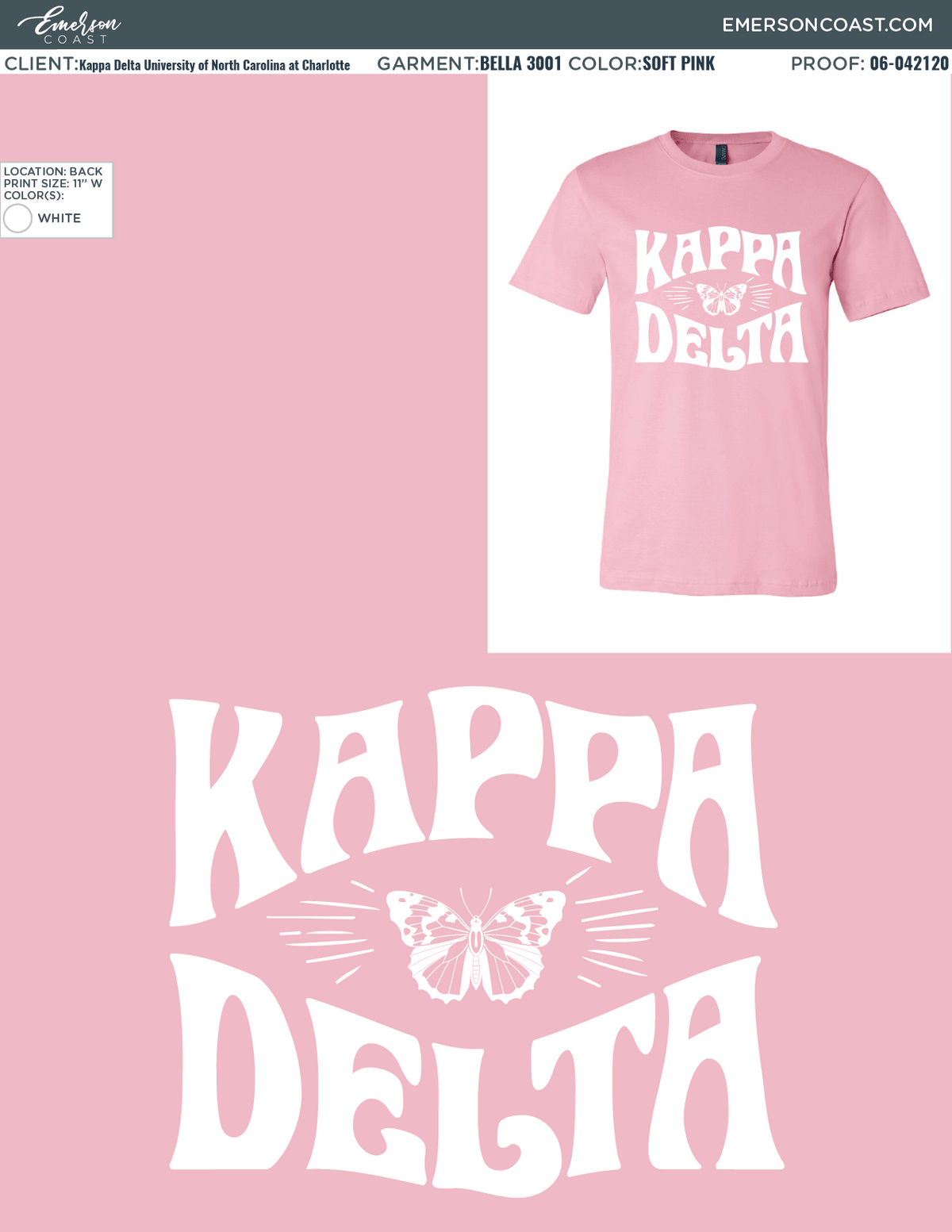 06-042120 Kappa Delta University of North Carolina at Charlotte Butterfly 2020-01