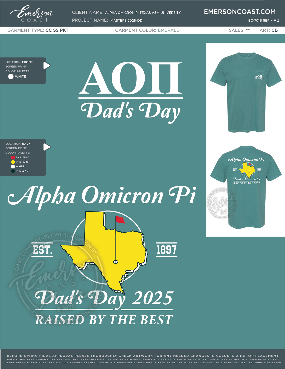 EC-7016 REP Alpha Omicron Pi Texas A&M University Masters 2025-DD