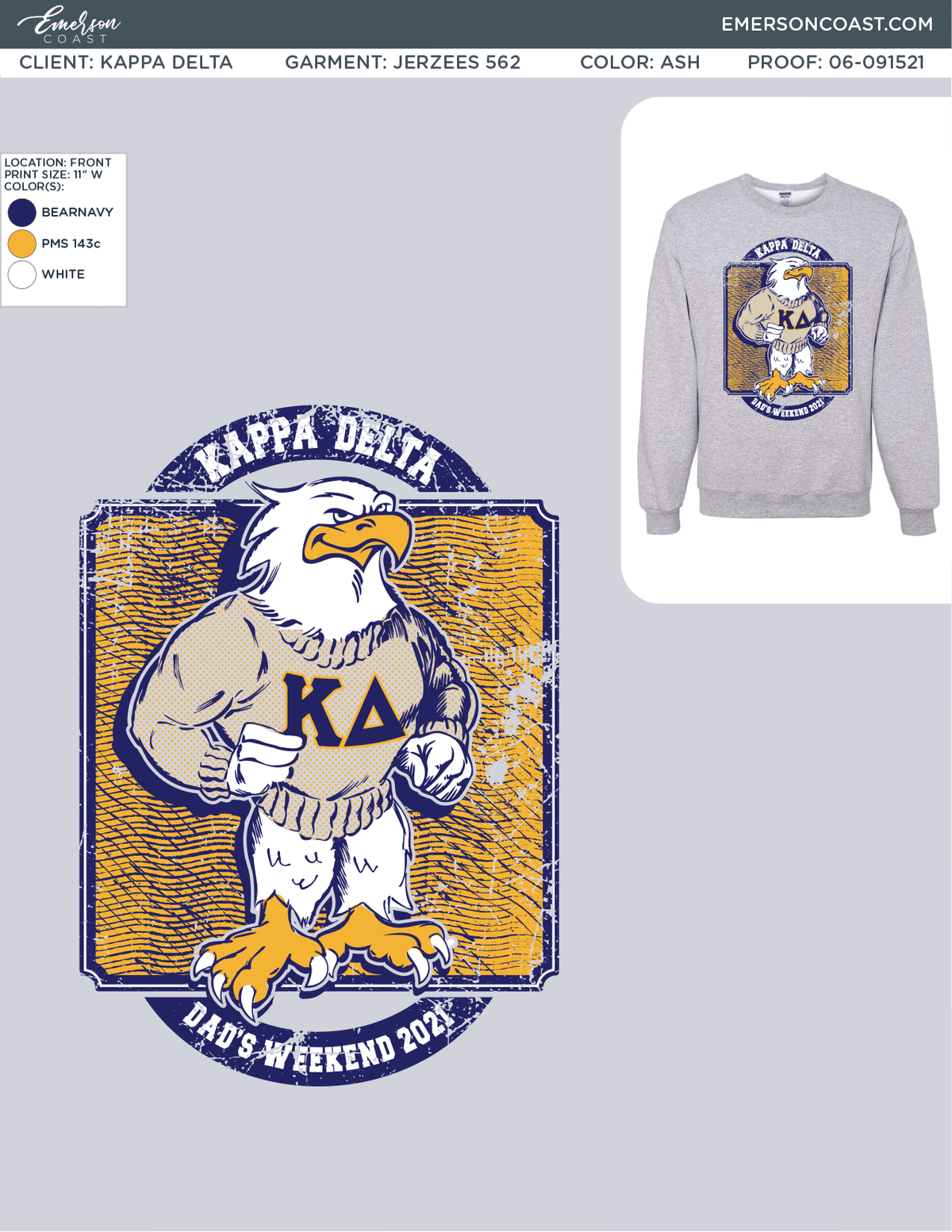 06-091521 Kappa Delta Morehead State University Mascot 2021