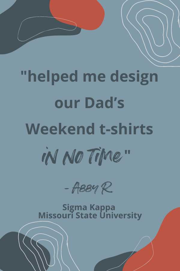 AOII Let&#39;s Hear It For The Dads Tee