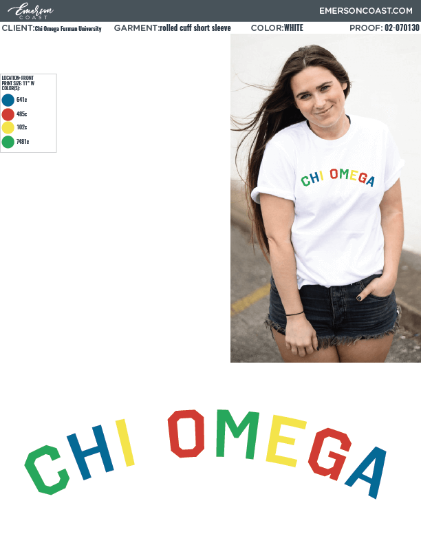 02-070130 Chi Omega Furman University Colorful 2020-01
