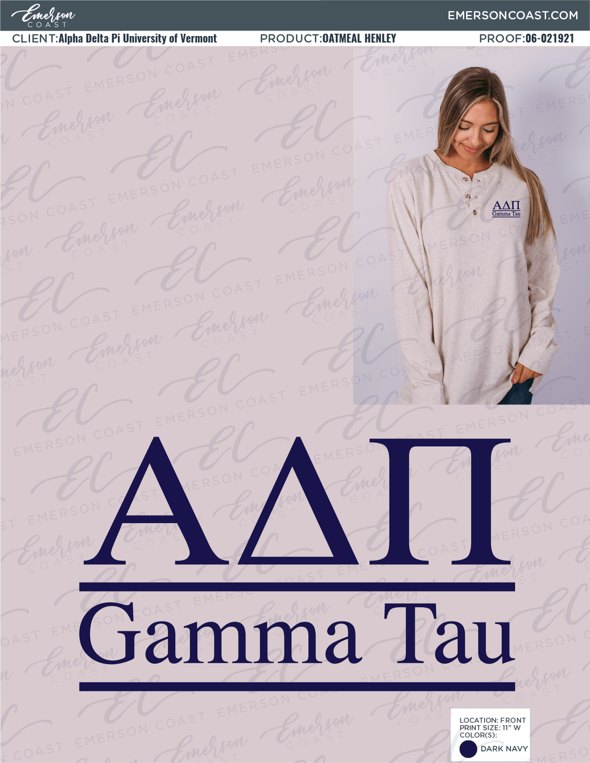 06-021921 Alpha Delta Pi University of Vermont Oatmeal Henley 2021-01