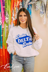 Tri Delta Bear Crewneck