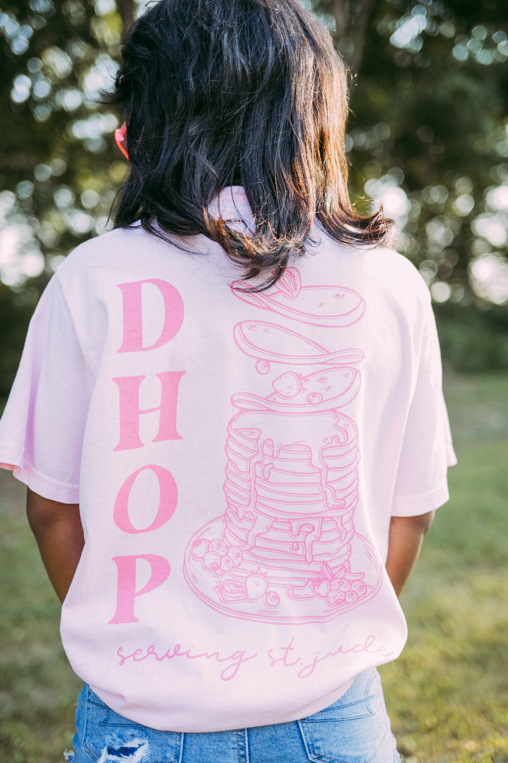 Tri Delta DHOP Pink Tshirt