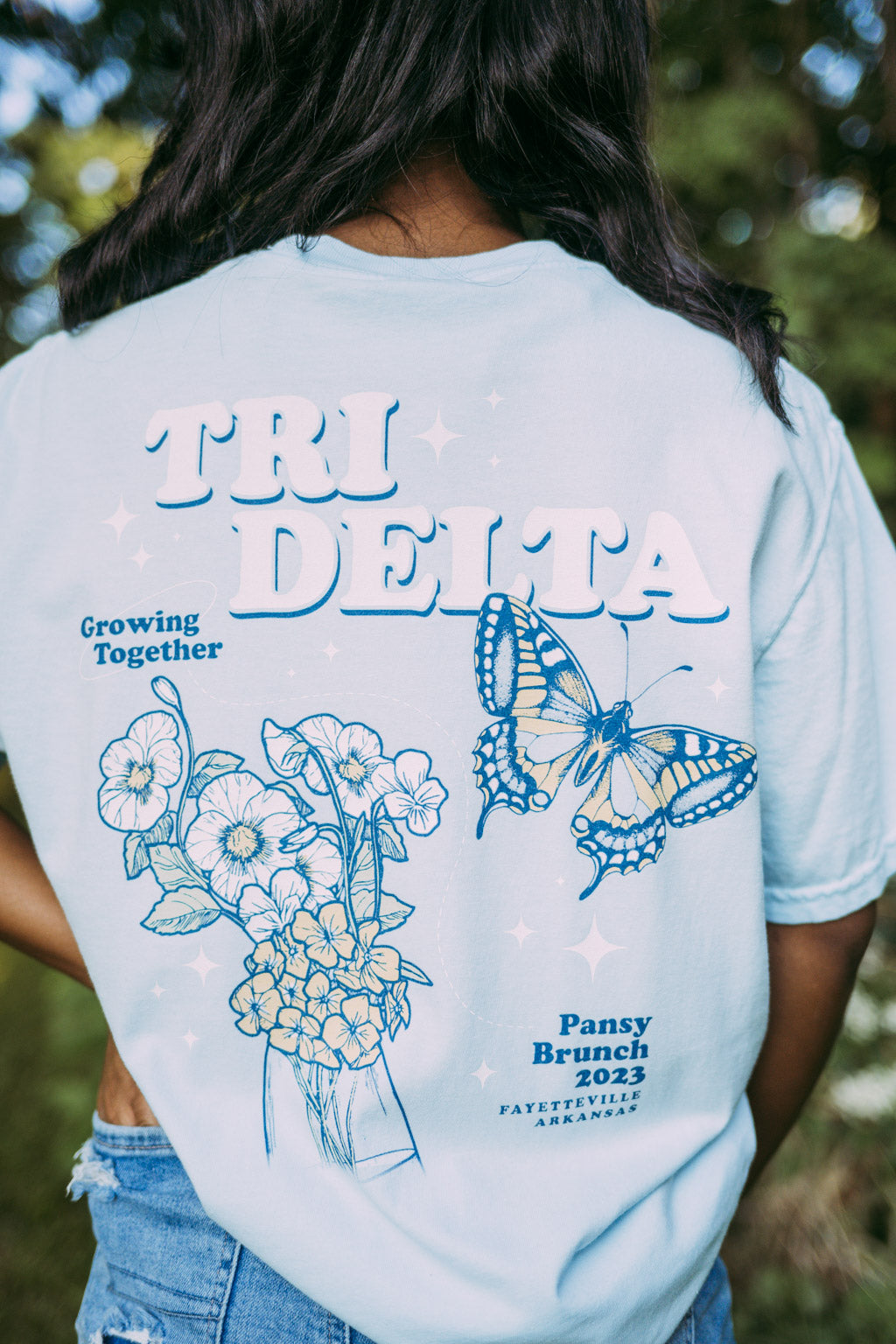 Tri Delta Pansy Brunch Tshirt