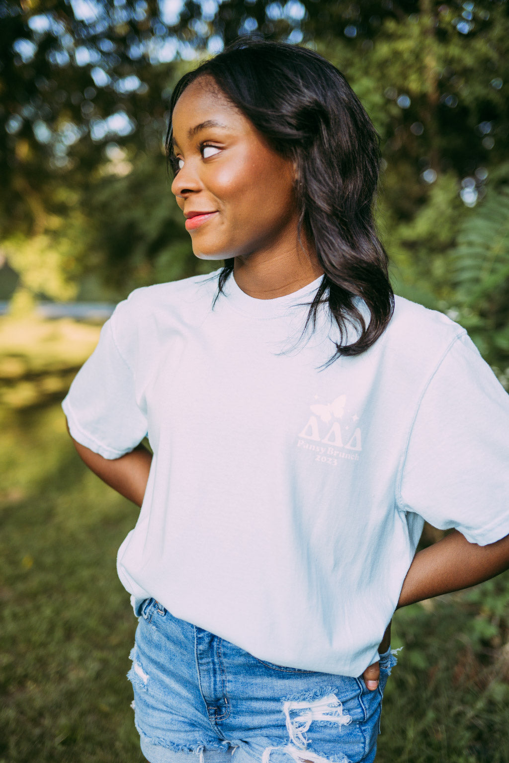 Tri Delta Pansy Brunch Tshirt