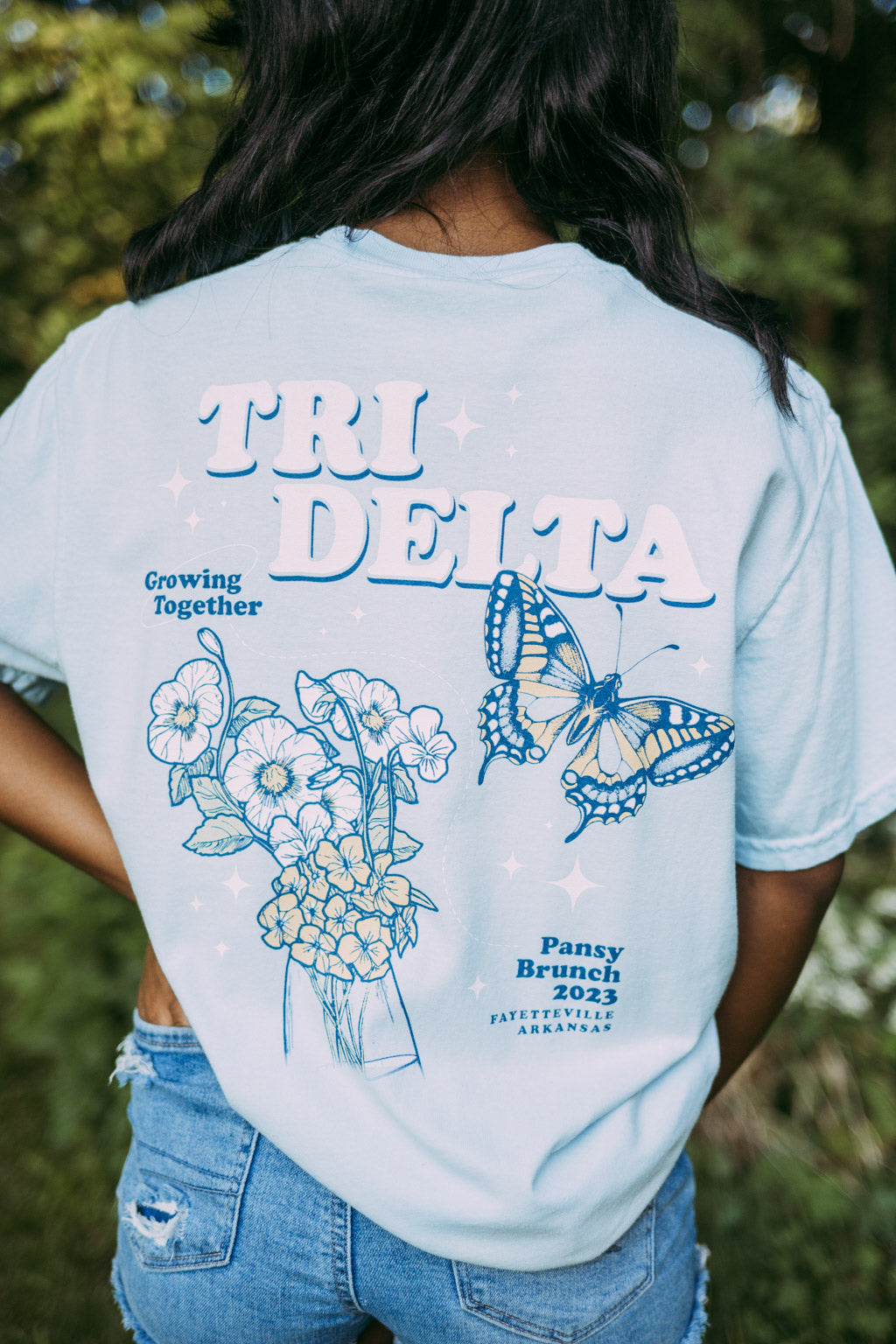 Tri Delta Pansy Brunch Tshirt