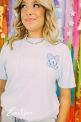 Delta Delta Delta Tie Formal Tshirt