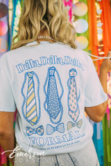 Delta Delta Delta Tie Formal Tshirt