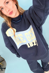 Delta Gamma Navy Mockneck Set