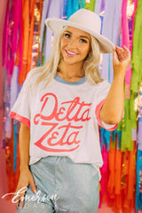 Delta Zeta Recruitment Simple Colorblock RInger